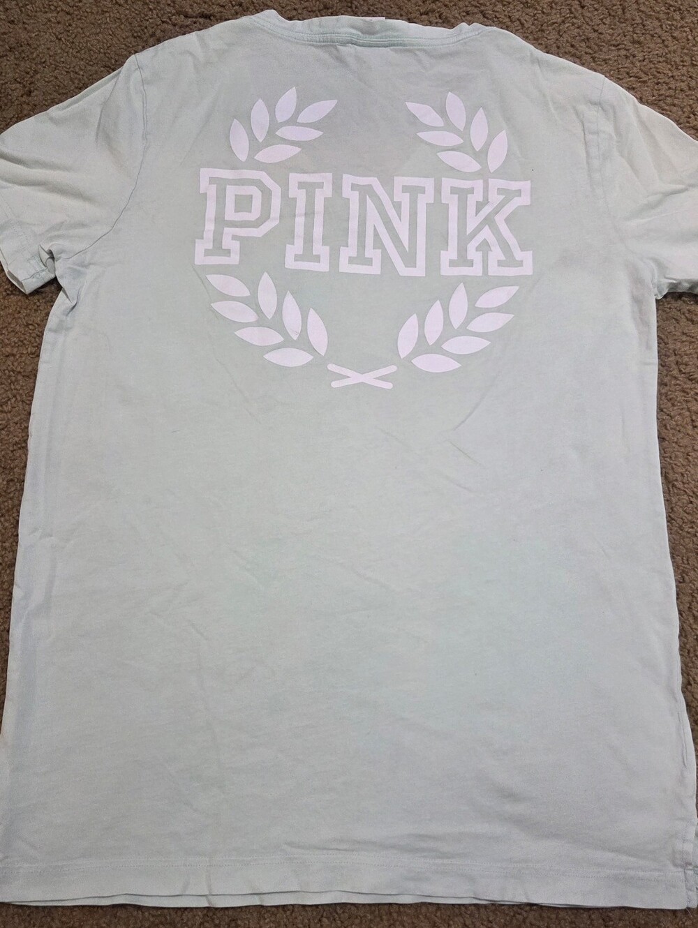 PINK Victoria's Secret Oversized Logo Pocket Tee.